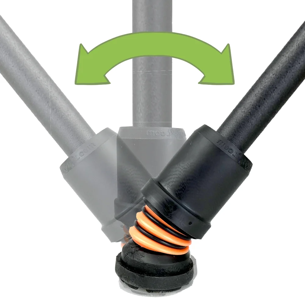 Flexyfoot Shock Absorbing Flexible Crutch Ferrule Adjustable Flexyfoot Shock Absorbing Flexible Crutch Ferrule Adjustable