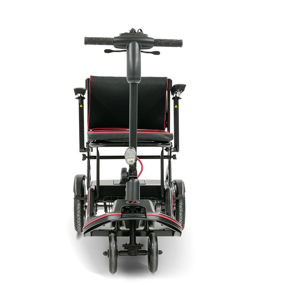 Scooterpac Feather Fold Lightweight Folding Mobility Scooter Front Scooterpac Feather Fold Lightweight Folding Mobility Scooter Front