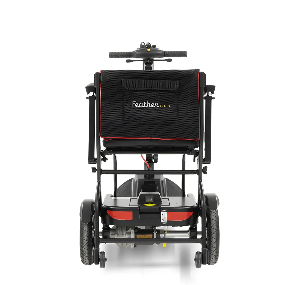 Scooterpac Feather Fold Lightweight Folding Mobility Scooter Rear Scooterpac Feather Fold Lightweight Folding Mobility Scooter Rear