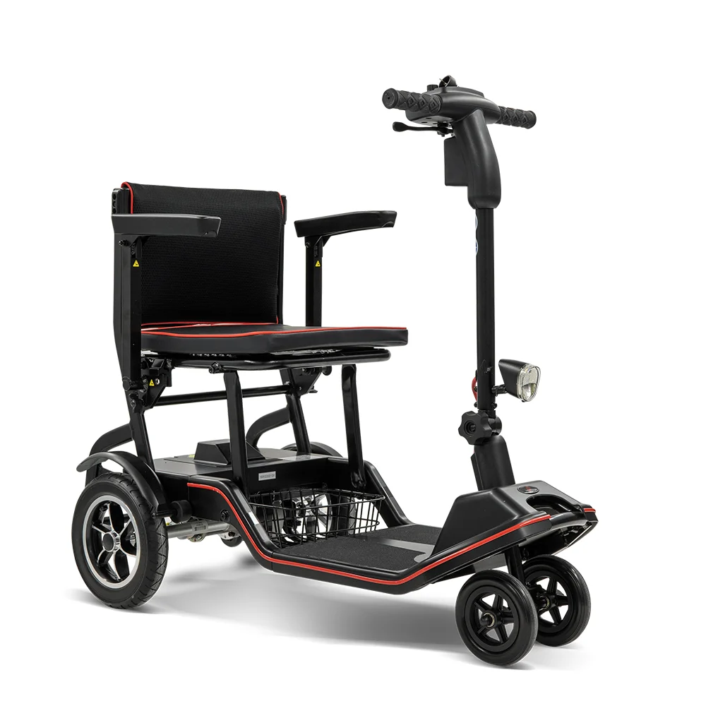 Scooterpac Feather Fold Lightweight Folding Mobility Scooter Right Scooterpac Feather Fold Lightweight Folding Mobility Scooter Right