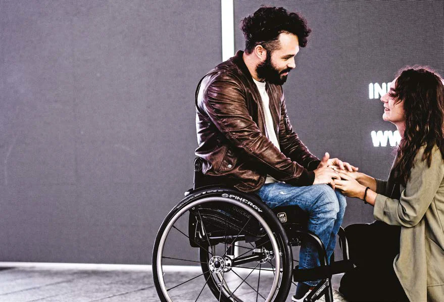 Quickie Nitrum  Folding Wheelchair