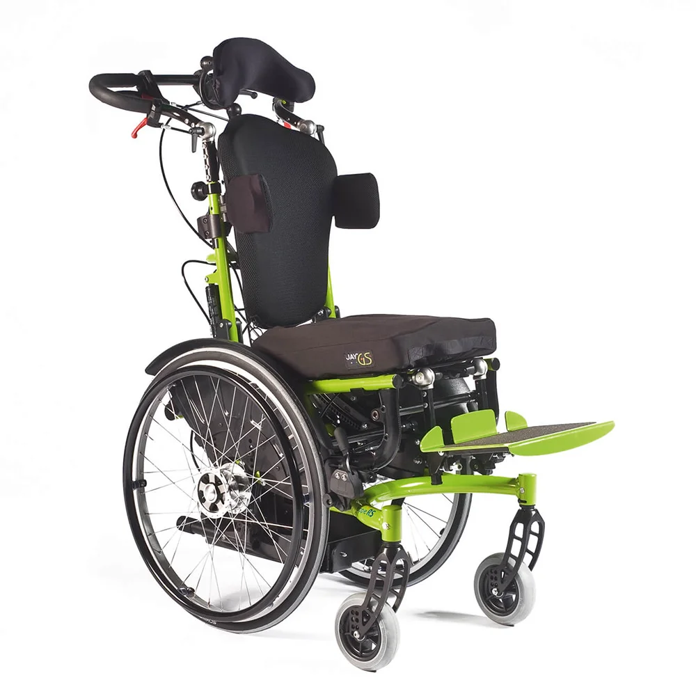 Zippie RS Tilt in Space Paediatric Wheelchair Kiwi Green