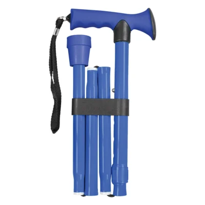 Gel Handled Walking Stick Blue