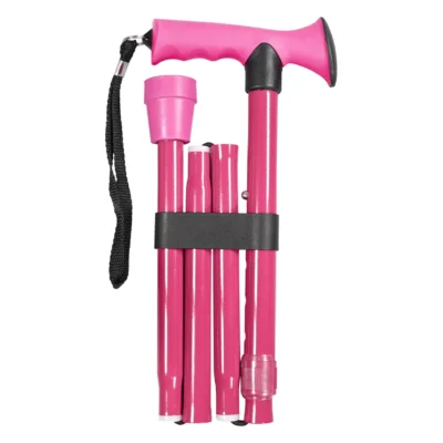 Gel Handled Walking Stick Pink