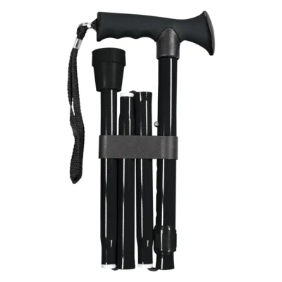 Gel Handled Walking Stick Teal Black