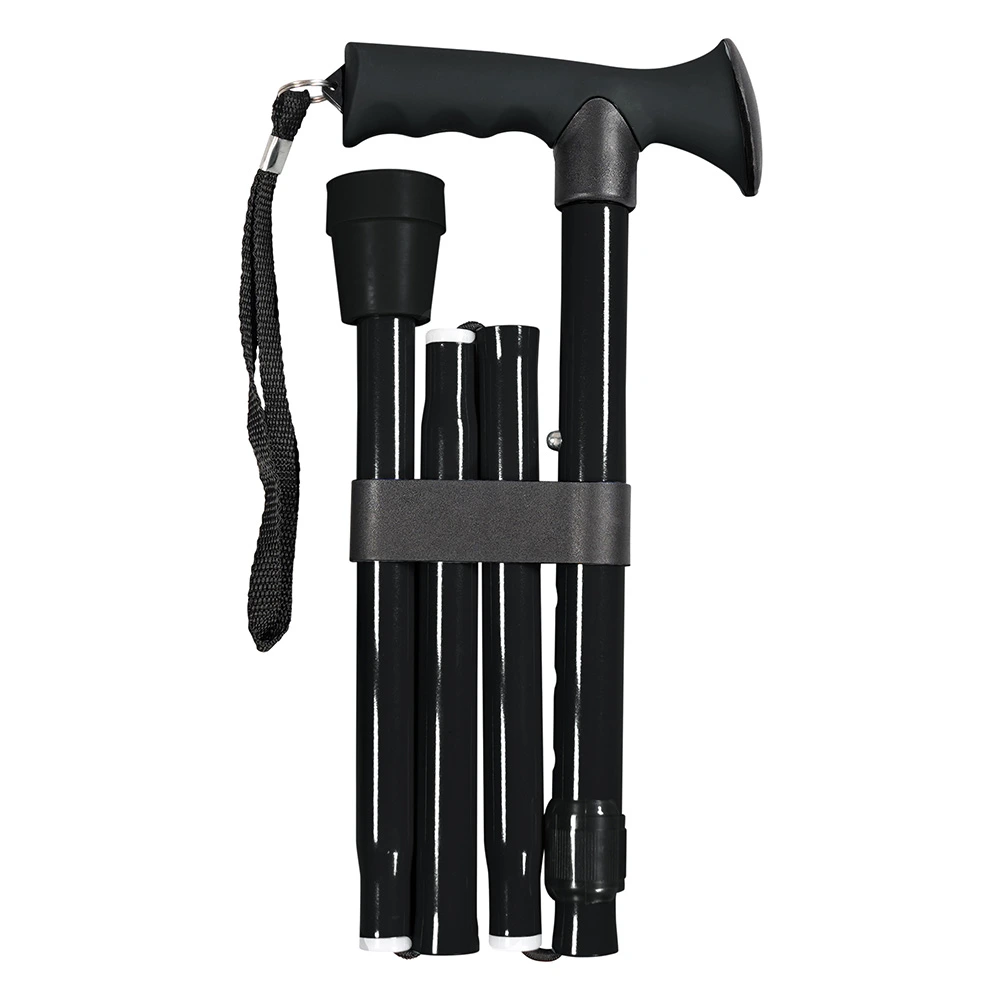 Gel Handled Walking Stick Teal Black