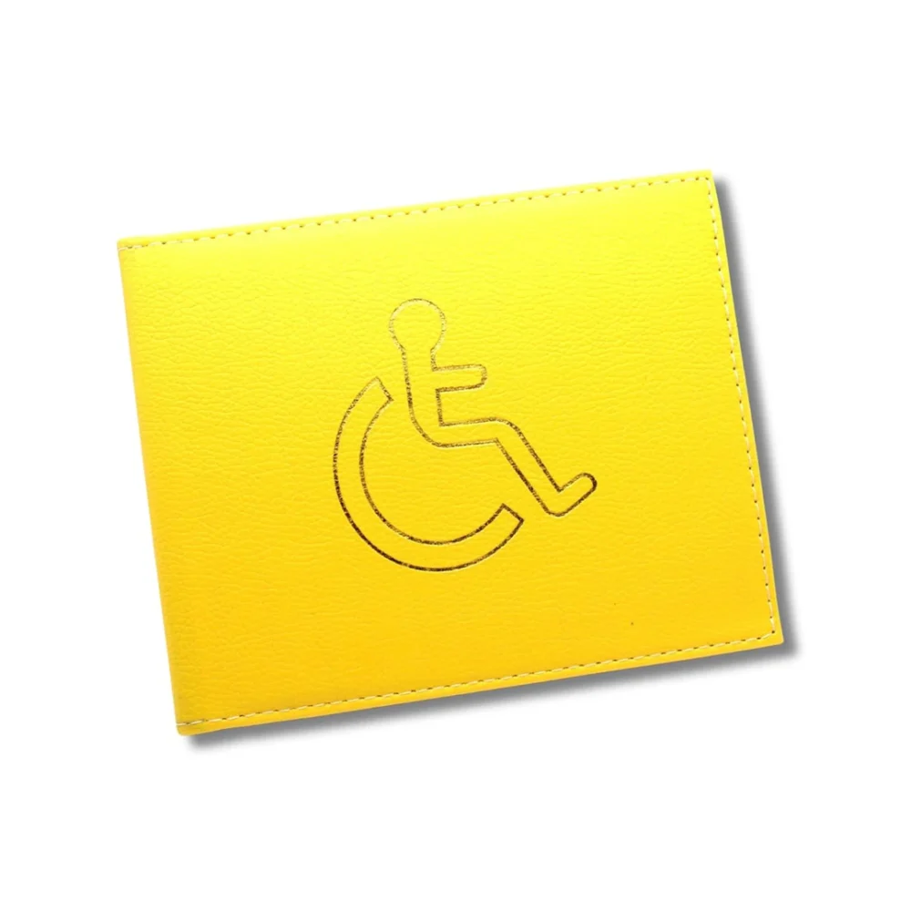Blue Badge Holder Yellow