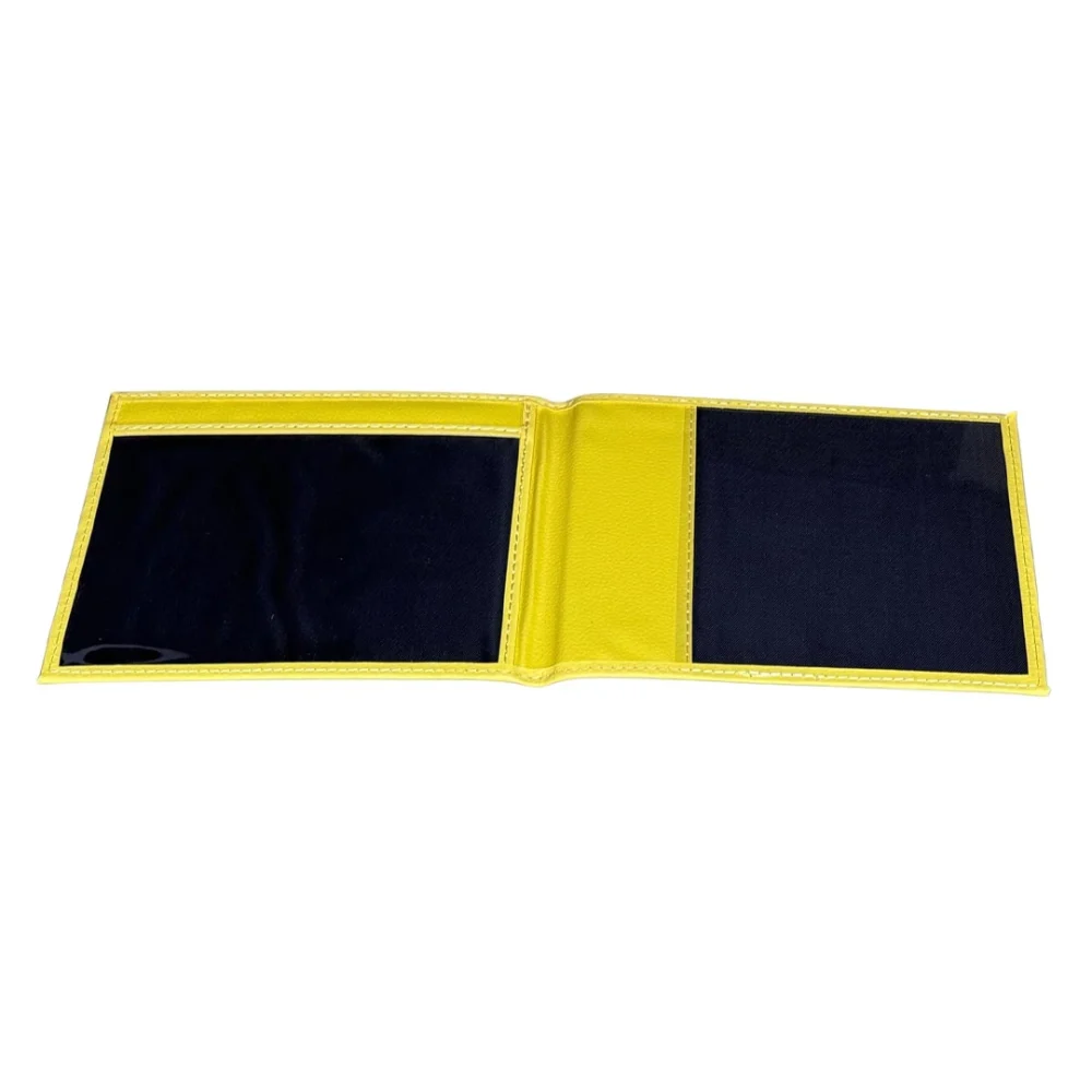 Blue Badge Holder Yellow Open