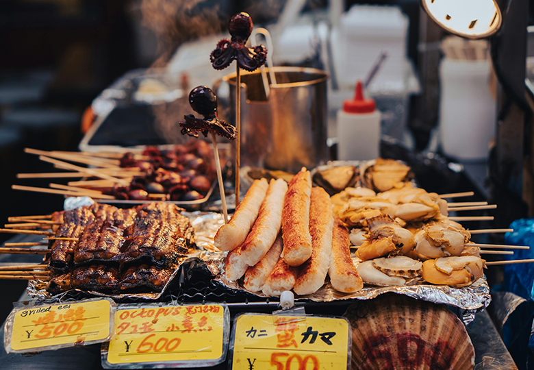 Tokyo has plenty of places to enjoy Japanese street food