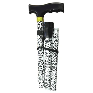 Extendable Patterned Folding Walking Stick
