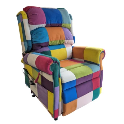 Patchwork Riser Recliner