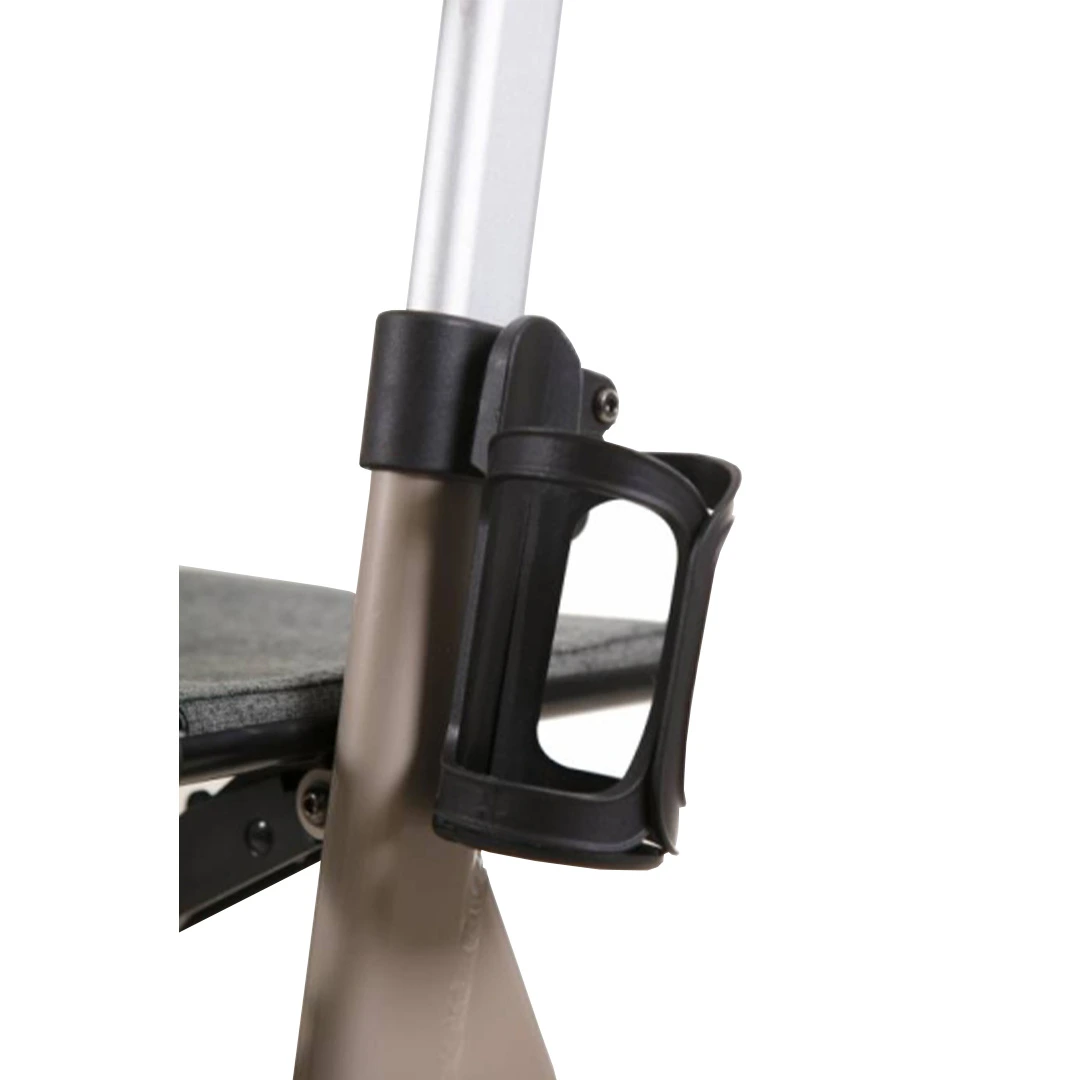 Neptune Rollator Champagne Walking Stick Holder Empty