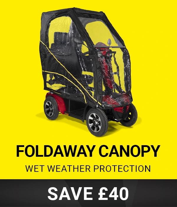 Save £40 on Foldaway Canopy Wet Weather Protection | Black Friday Deals | Modern Mobility