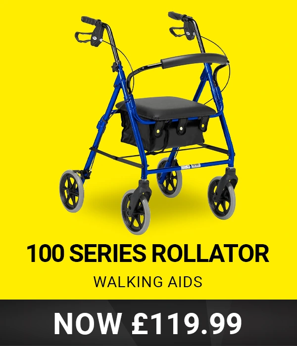 Now £119.99 Days 100 Series Rollator Walking Aids | Black Friday Deals | Modern Mobility