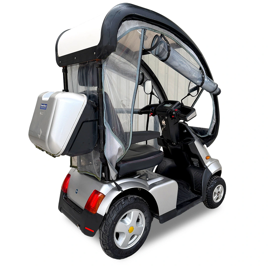 TGA Breeze S4 Silver with Canopy Approved Used Mobility Scooter TGA Breeze S4 Silver with Canopy Approved Used Mobility Scooter