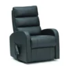 Three Tier Back Riser Recliner PU Black Three Tier Back Riser Recliner PU Black