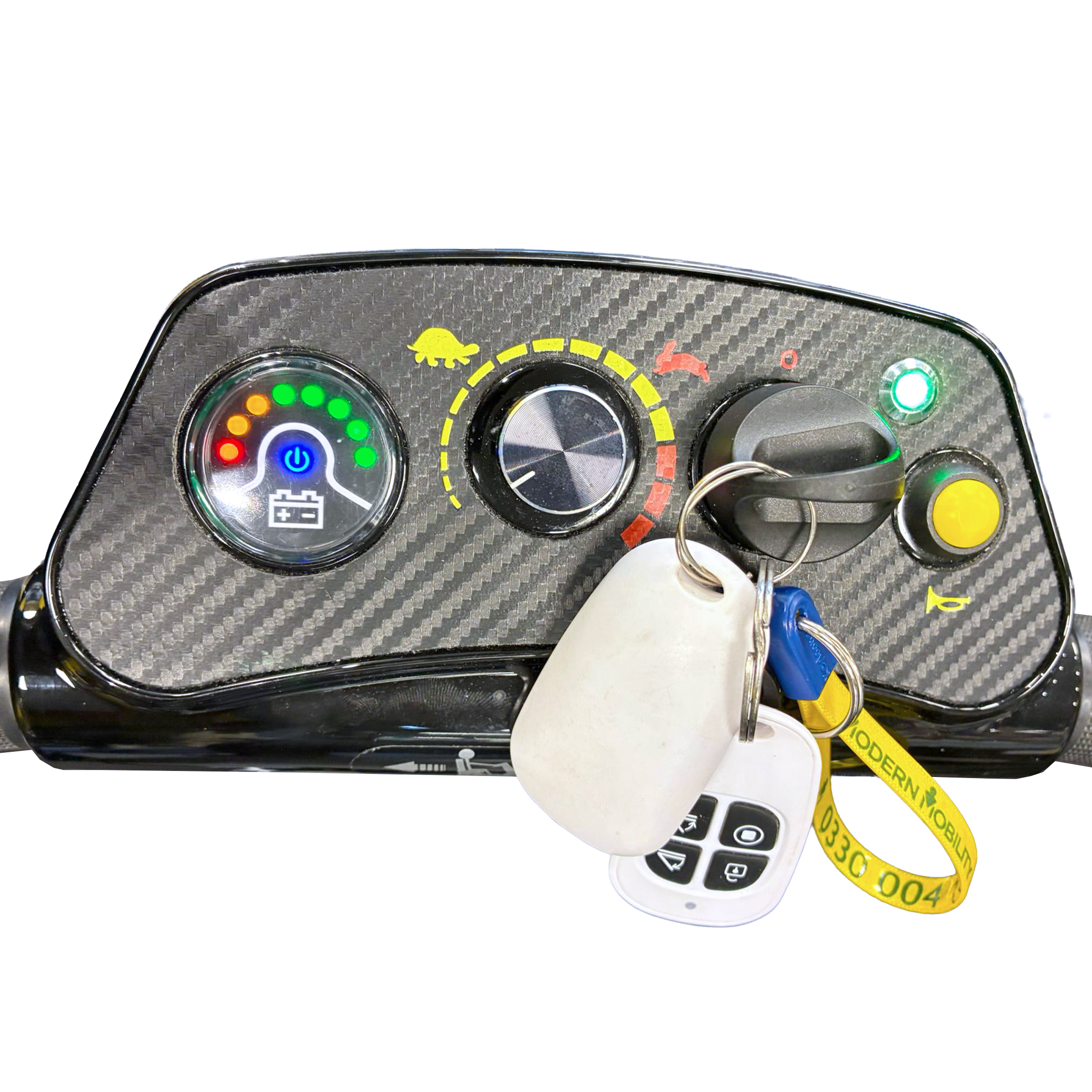 Kymco K-Lite FE Black Approved Used Mobility Scooter dashboard