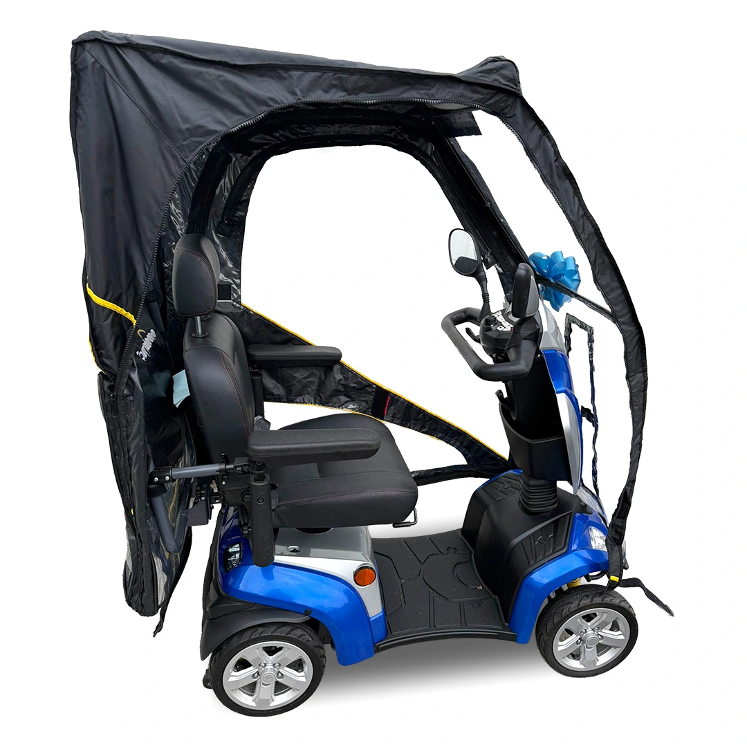 Kymco Agility Blue with Fold-Away Canopy Approved Used Mobility Scooter