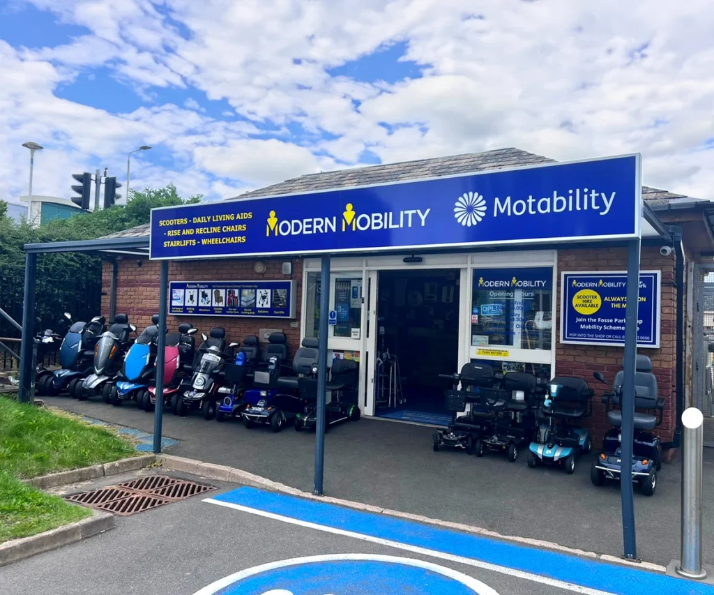 Modern Mobility Leicester Store Located on Fosse Park Shopping Centre