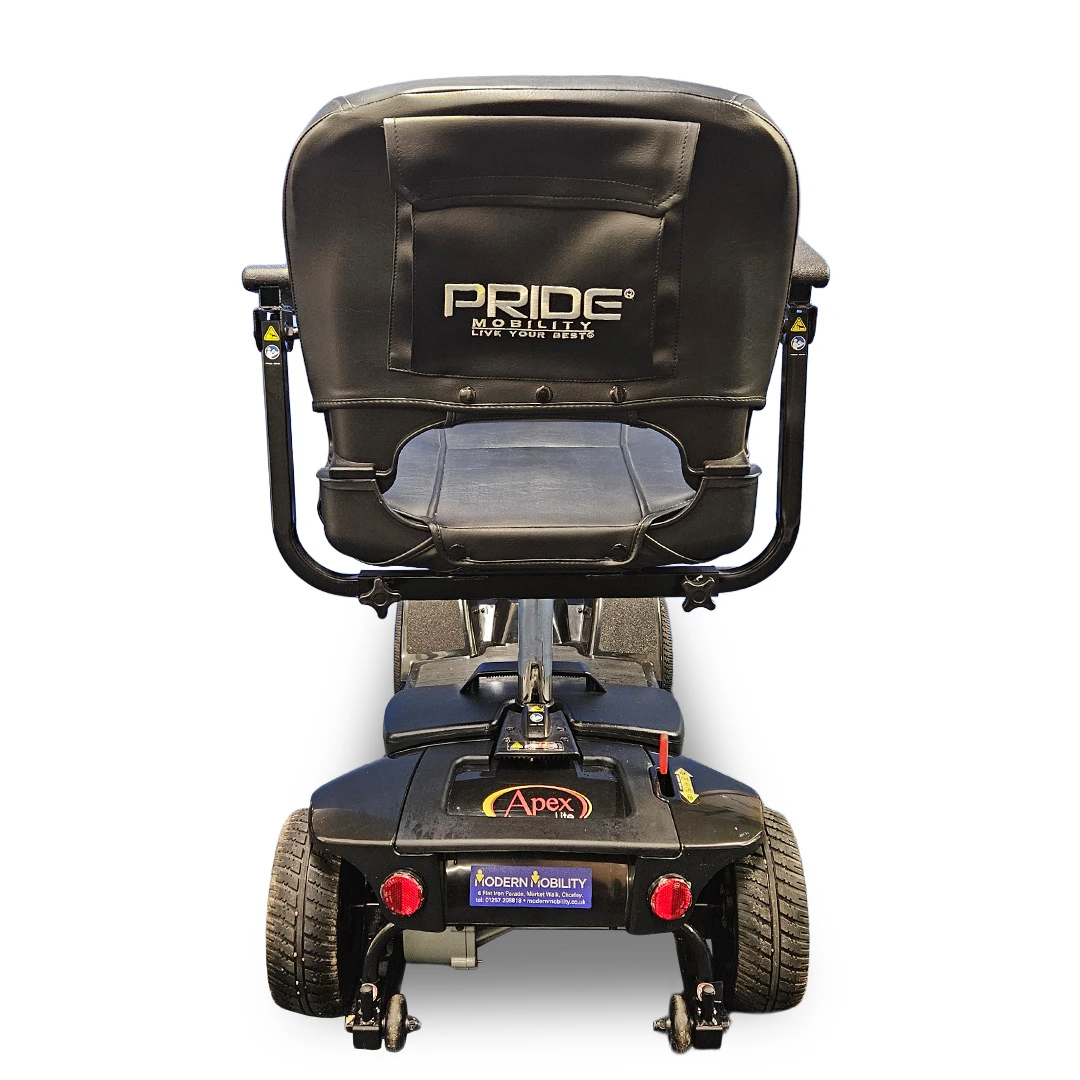 Pride Apex Lite Black Approved Used Mobility Scooter