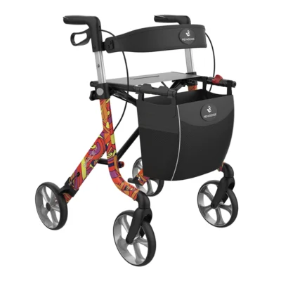 Space LX Rollator Flower Power
