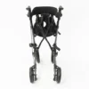 Four Wheel Triple Fold Aluminium Rollator back folded
