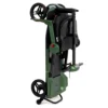 Monarch Air Carbon Folding Mobility Scooter folded standing Monarch Air Carbon Folding Mobility Scooter folded standing