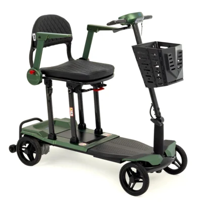 Monarch Air Carbon Folding Mobility Scooter green