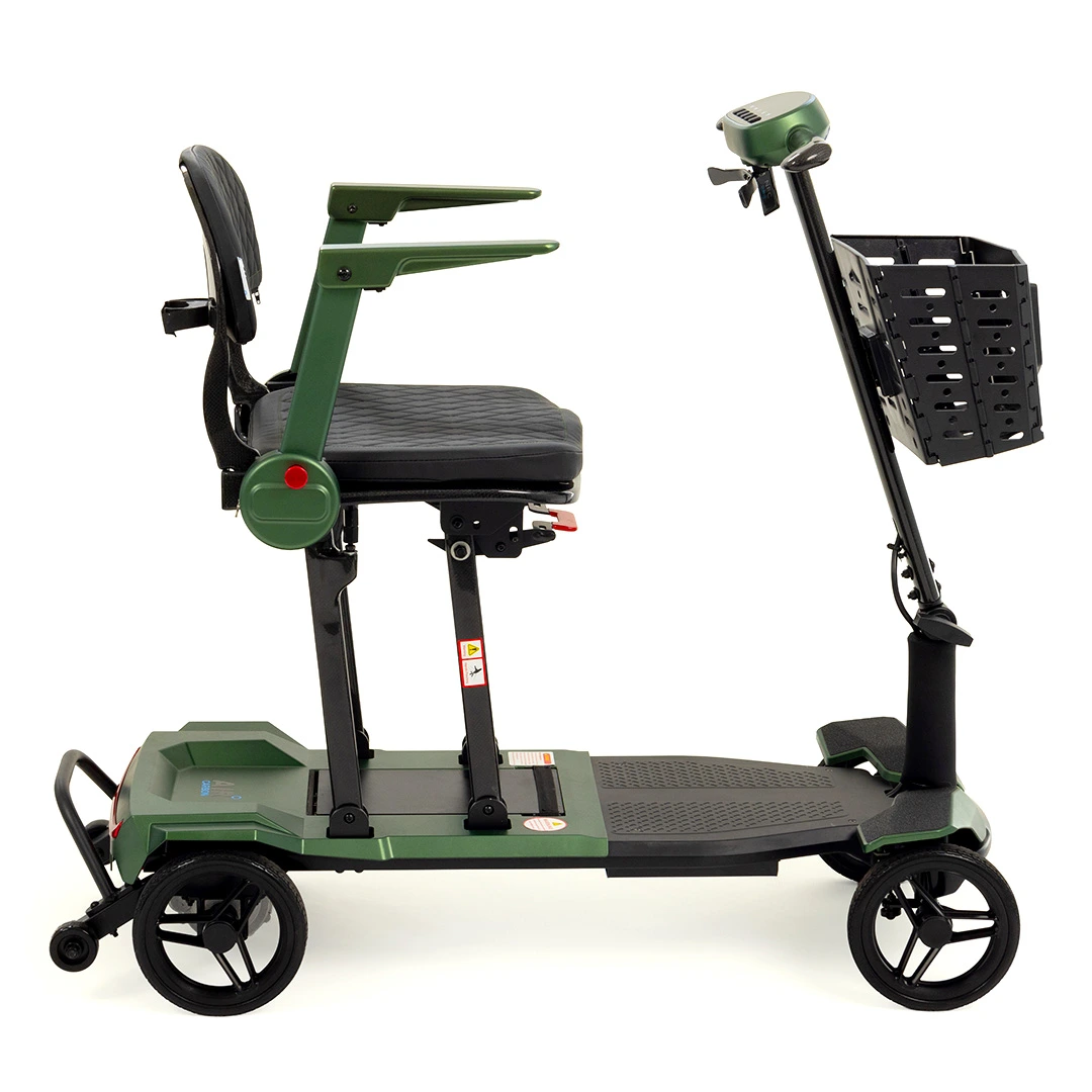 Monarch Air Carbon Folding Mobility Scooter side Monarch Air Carbon Folding Mobility Scooter side