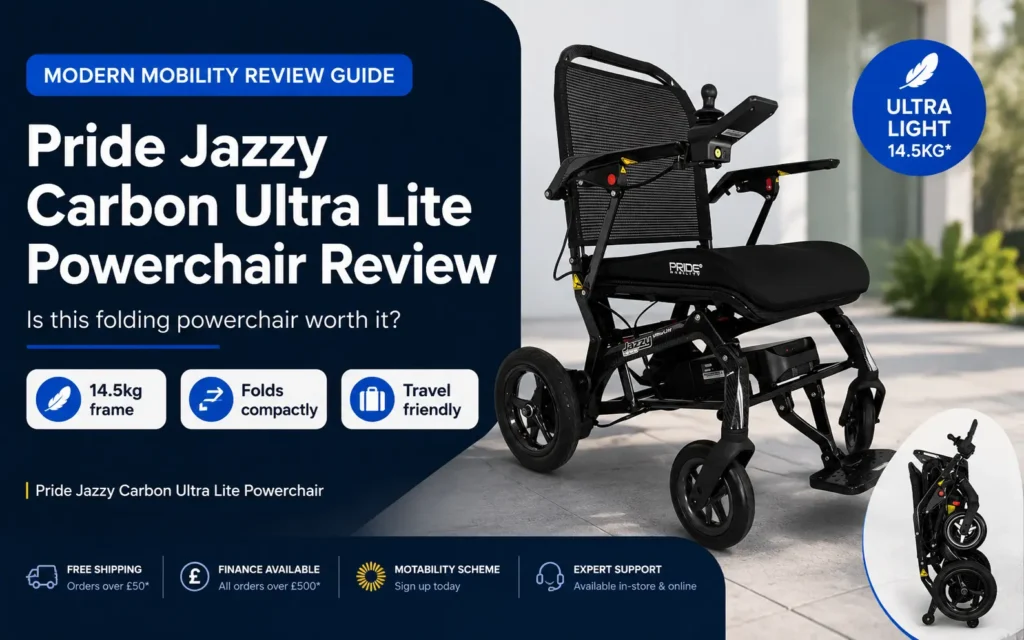 Pride Jazzy Carbon Ultra Lite - Modern Mobility Powerchair Review