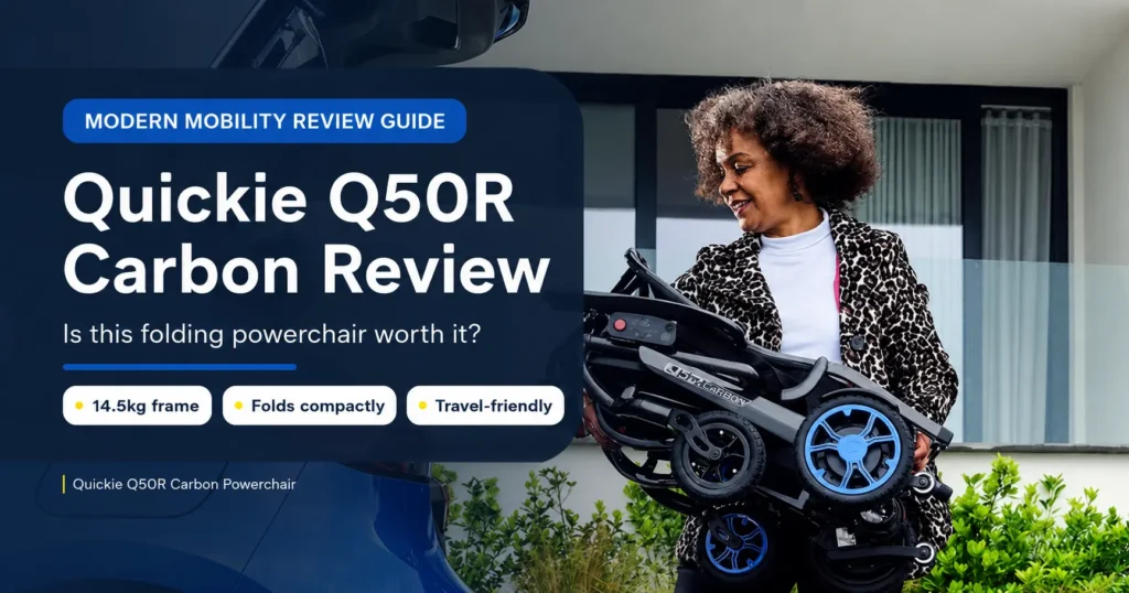 Quickie Q50R Carbon Folding Powerchair Review