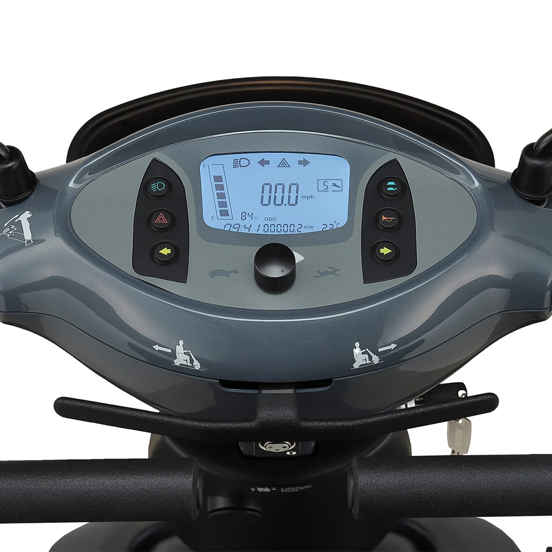 VanOs Galaxy Deluxe EVO mobility scooter dashboard