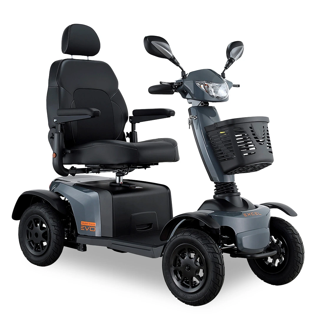 VanOs Galaxy Deluxe EVO mobility scooter thunder grey