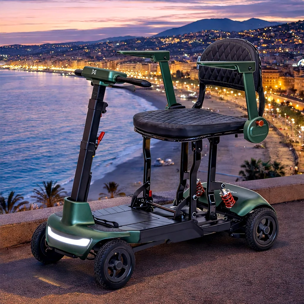 Monarch Smarti Plus Folding Mobility Scooter lifestyle night