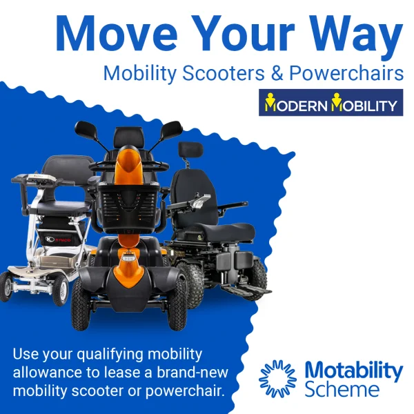 Motability Move Your Way Powerchairs and Scooters 2025